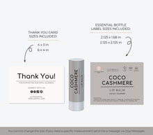 Load image into Gallery viewer, Modern Cosmetic Label Template Minimalistic Product Label Bundle
