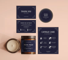 Load image into Gallery viewer, Witchcraft Candle Label Template - Design for Spiritual Candles
