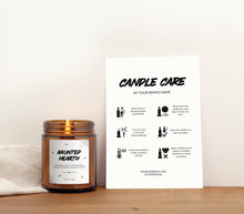 Load image into Gallery viewer, Haunted Heart Candle Label Template - Custom Printable Label for Candles
