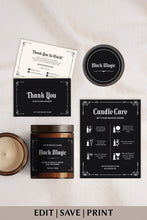 Load image into Gallery viewer, Candle Printable Spooky Design Candle Label DIY Halloween Candle Sticker Custom Label
