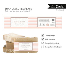 Load image into Gallery viewer, Wrap Soap Custom Label Soap Branding Label Soap Bar Sticker Soap Custom Label
